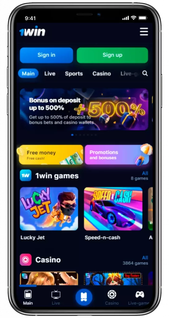 1win app mobile